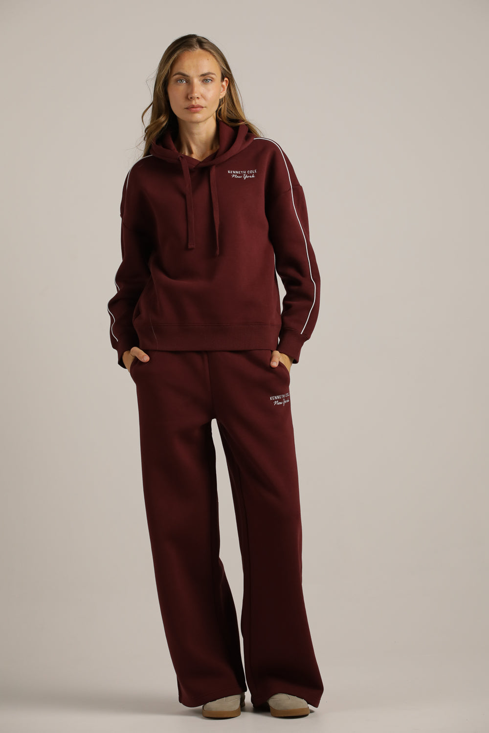 סווטשירט רגלן עם פסי צד | קנת קול