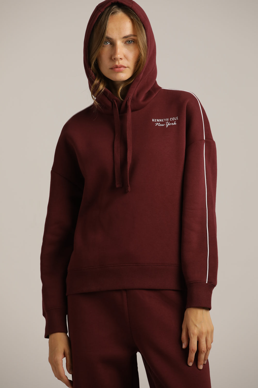 סווטשירט רגלן עם פסי צד | קנת קול