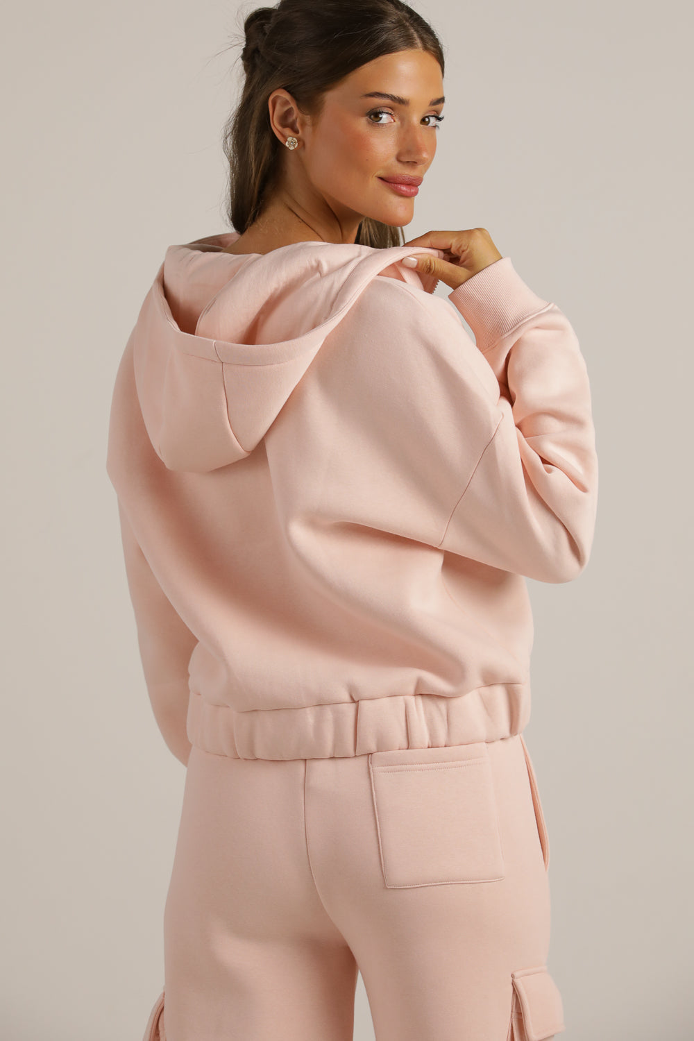 סווטשירט קפוצ'ון בגזרת קרופ | קנת קול