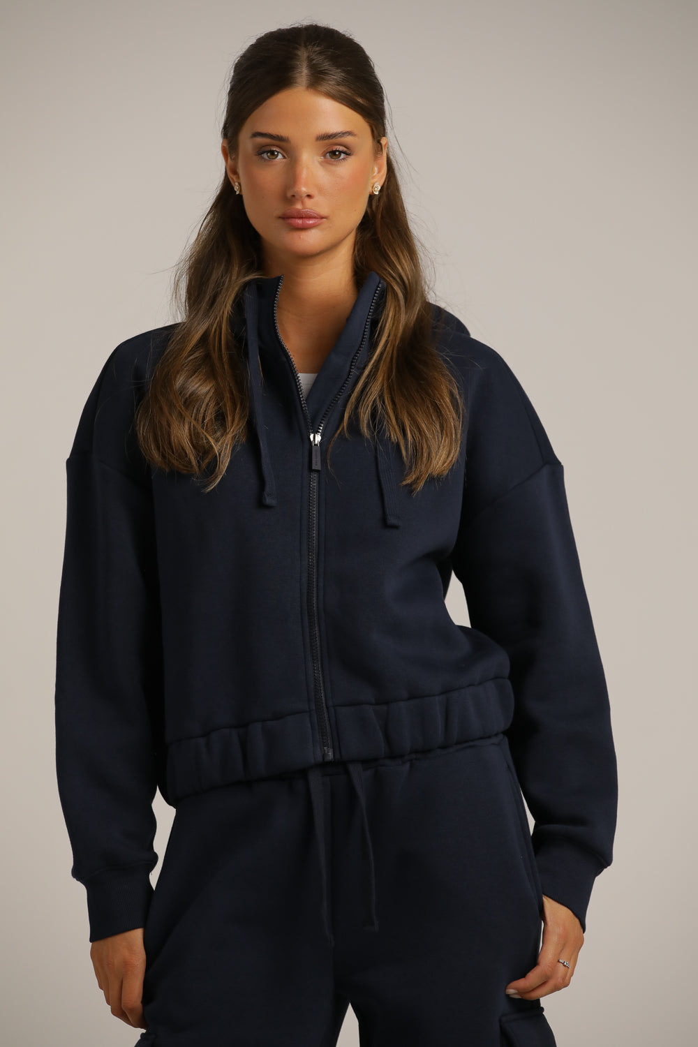 סווטשירט קפוצ'ון בגזרת קרופ  | קנת קול