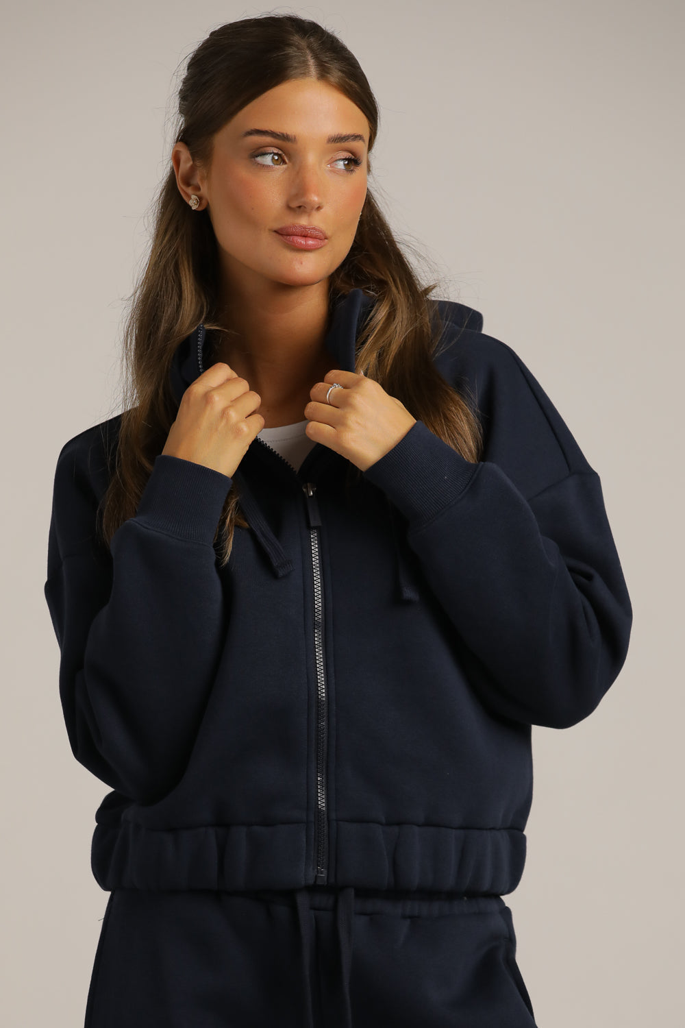 סווטשירט קפוצ'ון בגזרת קרופ  | קנת קול