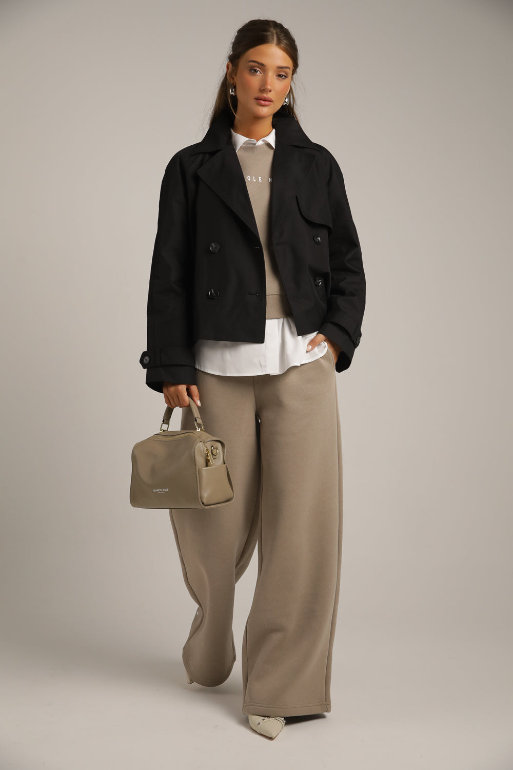 מכנסיים אורכים בגזרה רחבה | קנת קול