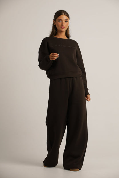 סווטשירט קרופ עם לוגו | קנת קול