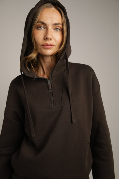 סווטשירט אוברסייז עם קפוצ'ון | קנת קול