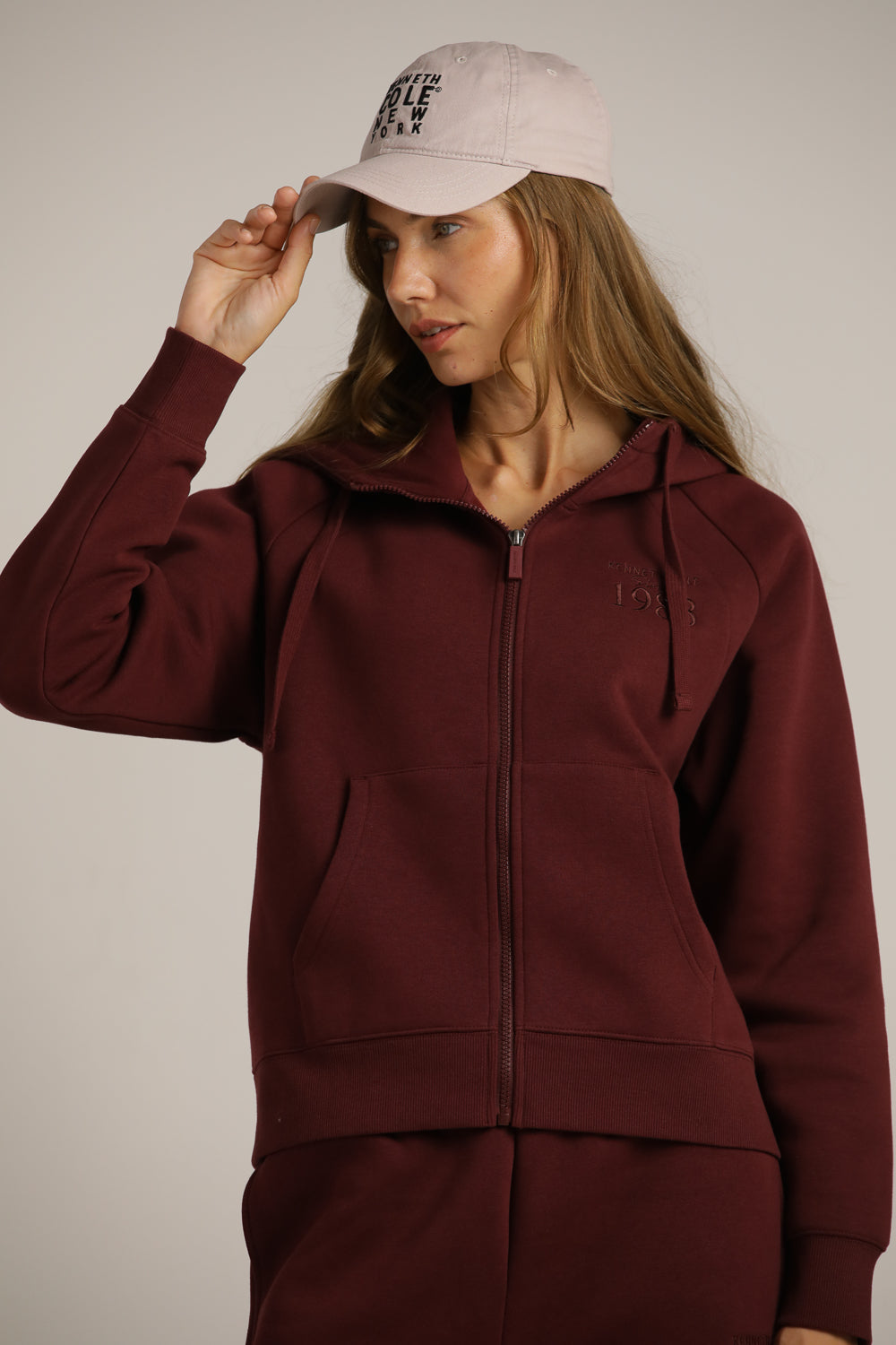 סווטשירט אוברסייז עם קפוצ'ון | קנת קול