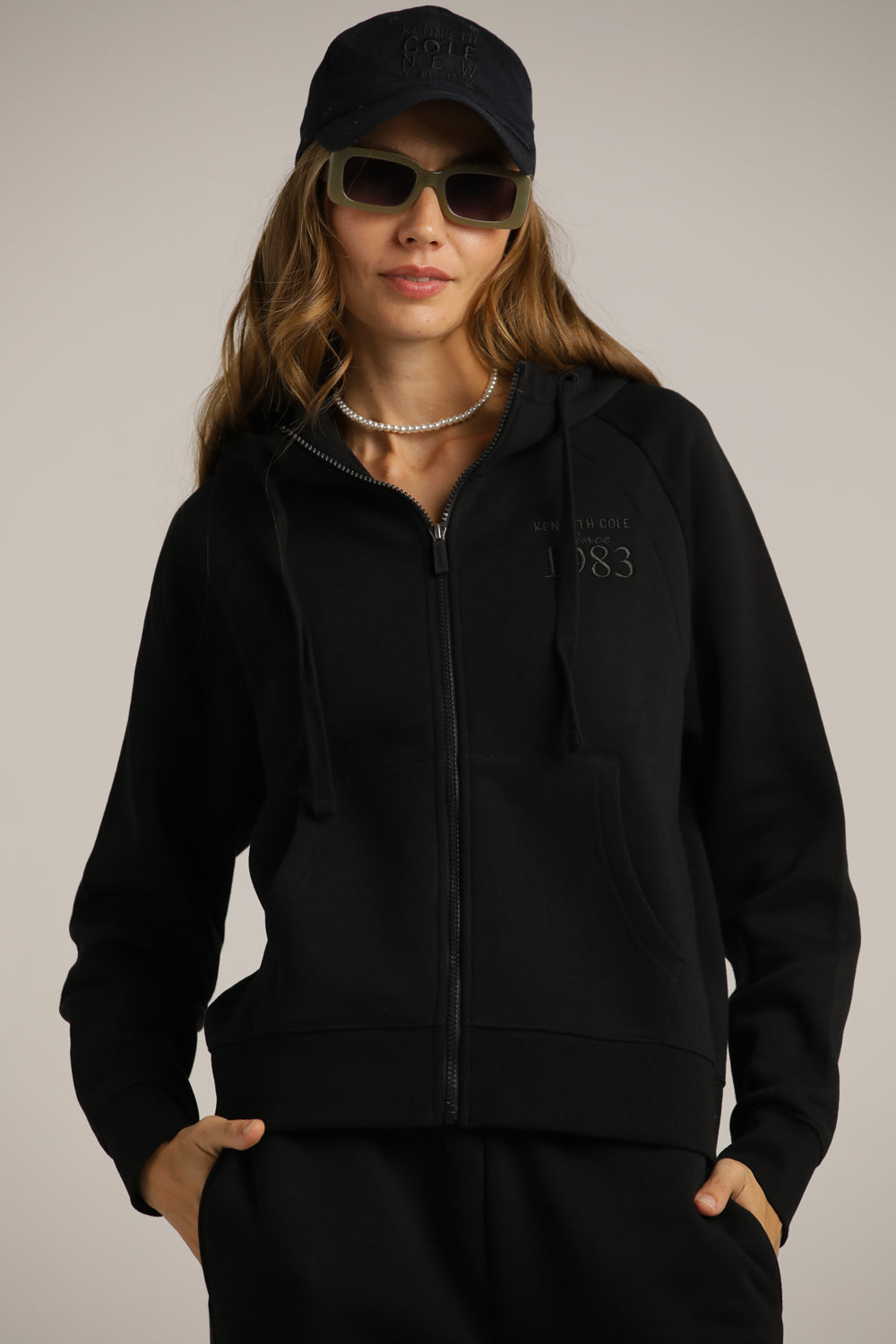 סווטשירט אוברסייז עם קפוצ'ון | קנת קול