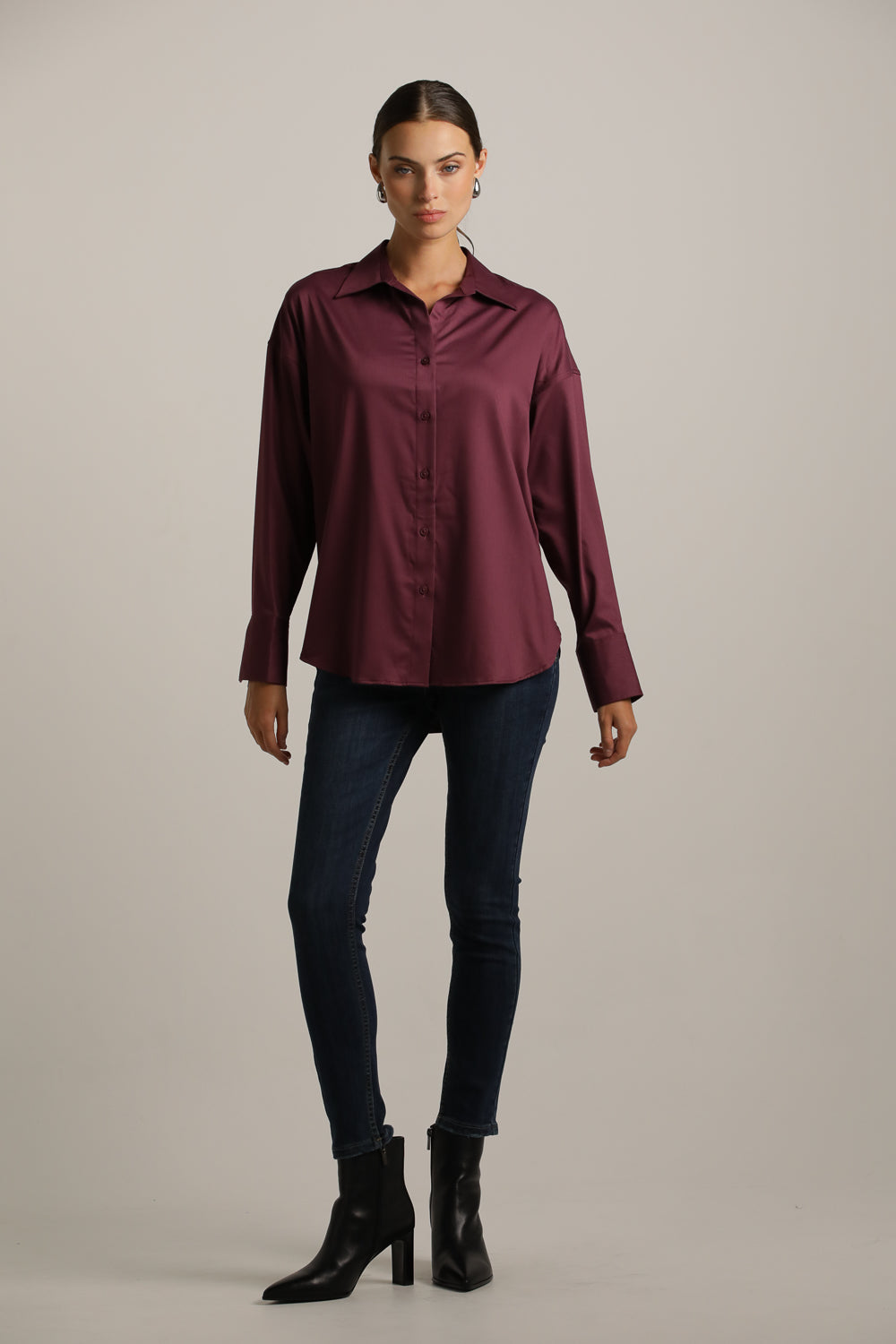 חולצה מכופתרת אוברסייז | קנת קול