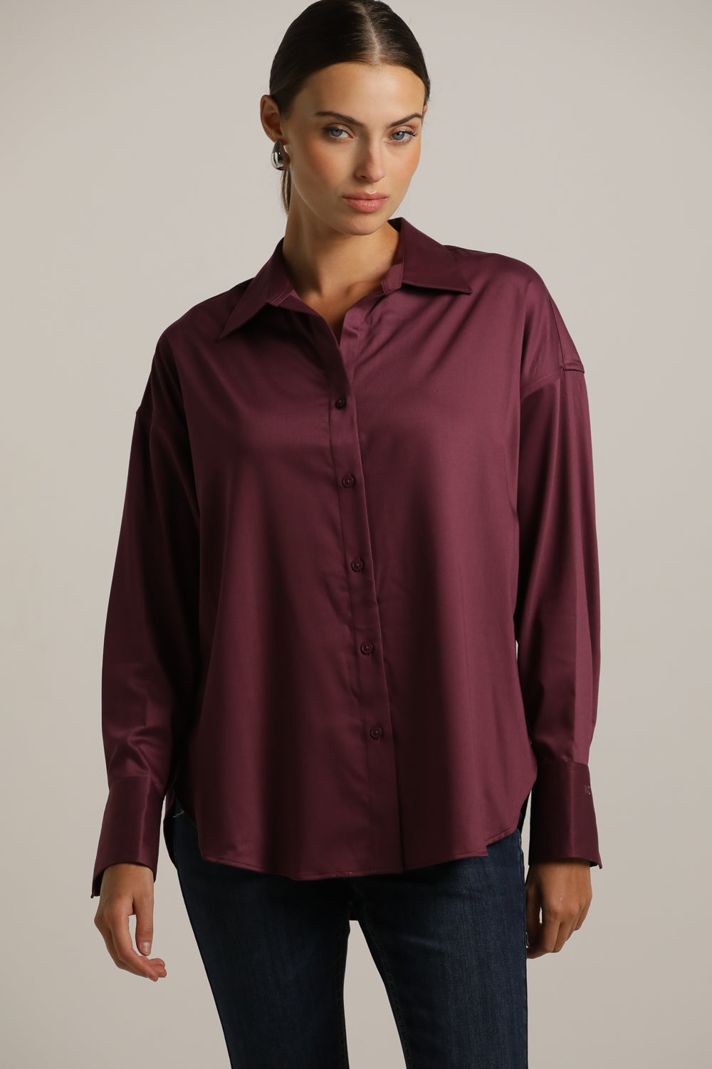 חולצה מכופתרת אוברסייז | קנת קול