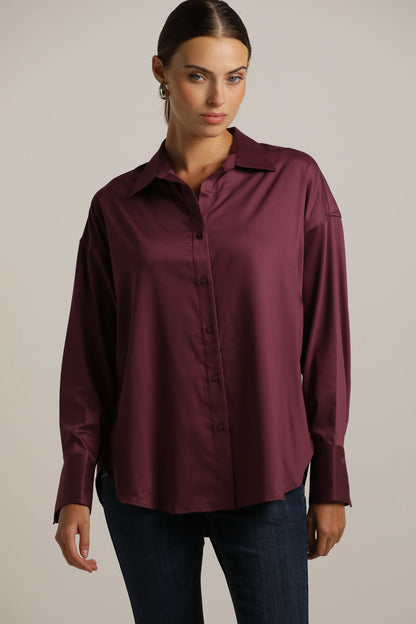 חולצה מכופתרת אוברסייז | קנת קול