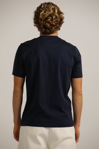 טישרט צווארון עגול עם לוגו | קנת קול