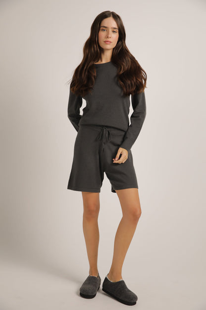 מכנסי שורט מבד סריג | קנת קול