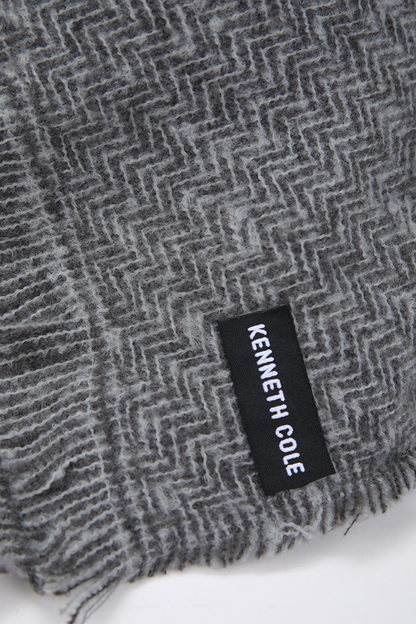 צעיף סרוג בדוגמת זיגזג | קנת קול