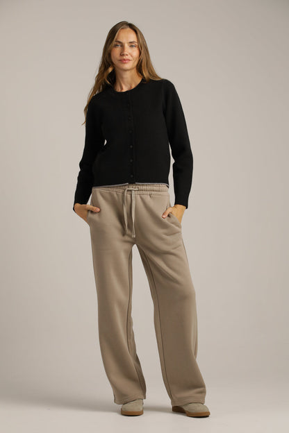 קרדיגן סריג עם לוגו בגב | קנת קול