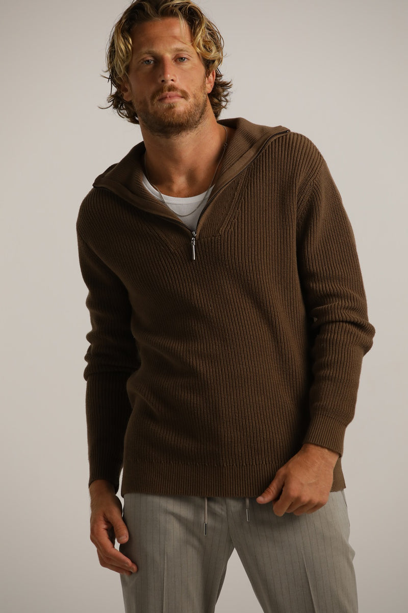 סריג סקי עם חצי רוכסן | קנת קול