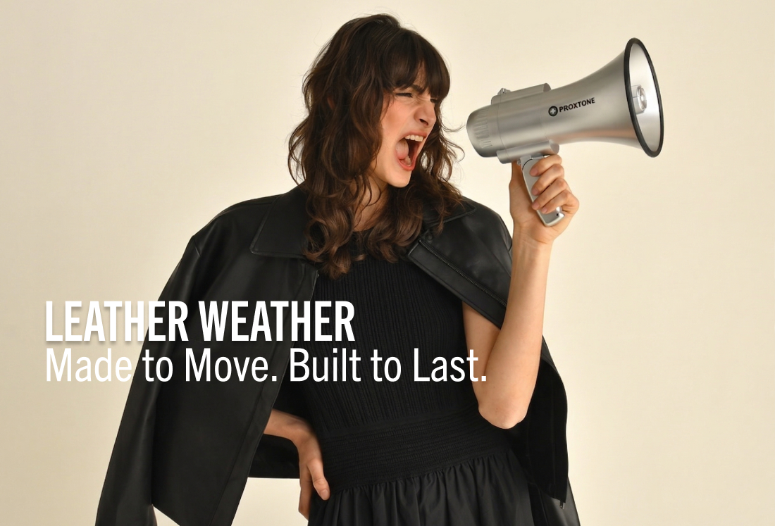 LEATHER WEATHER
Made to Move. Built to Last.
מזג אוויר של עור
נועד לתנועה. בנוי להחזיק לאורך זמן.
קולקציית עור