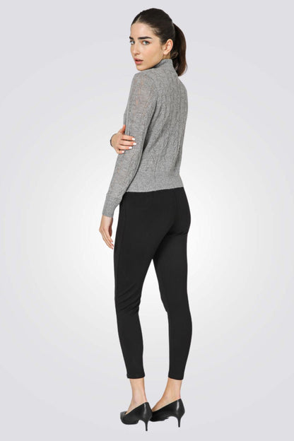 סריג גולף בטקסטורת צמות | קנת קול