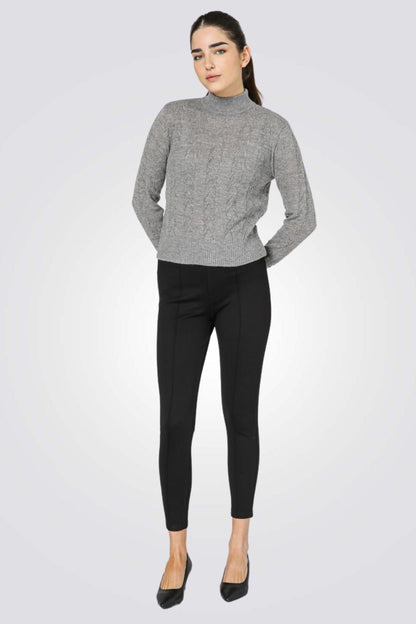 סריג גולף בטקסטורת צמות | קנת קול