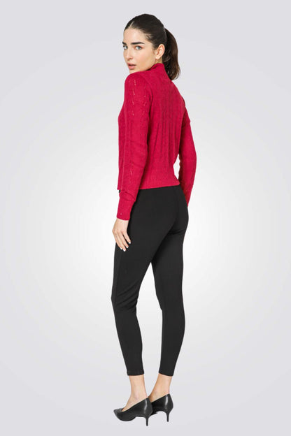 סריג גולף בטקסטורת צמות | קנת קול