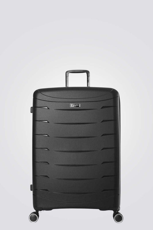 מזוודה קשיחה בינונית 24'' ESSENTIAL בצבע שחור