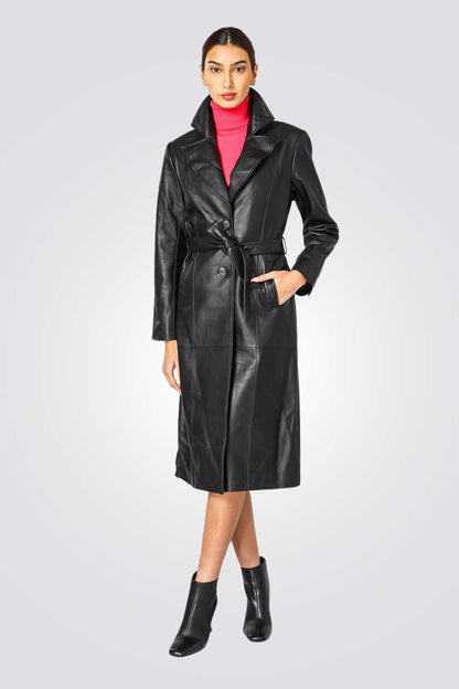 מעיל עור ארוך | קנת קול