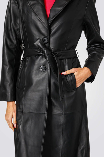 מעיל עור ארוך | קנת קול