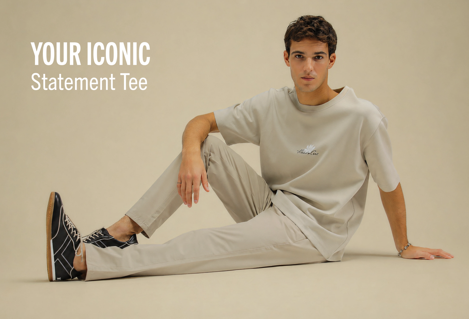 YOUR ICONIC
Statement Tee
האייקוני שלך.
טי-שירט עם אמירה
טישרטים לגברים
