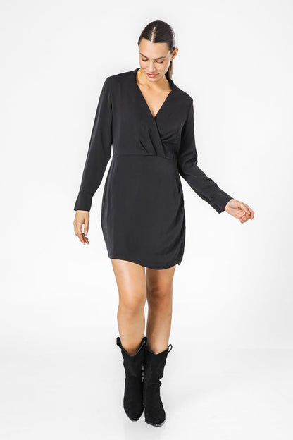 KENNETH COLE - BLACK שמלת מעטפת - MASHBIR//365