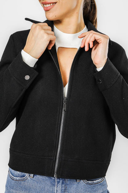 KENNETH COLE - ג'קט קצר שחור - MASHBIR//365
