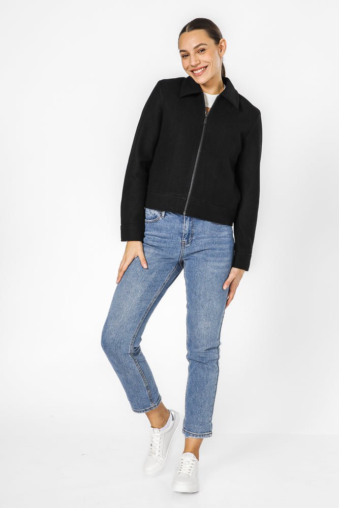KENNETH COLE - ג'קט קצר שחור - MASHBIR//365