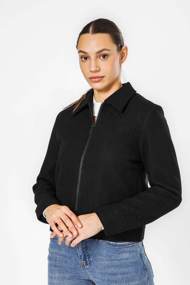 KENNETH COLE - ג'קט קצר שחור - MASHBIR//365