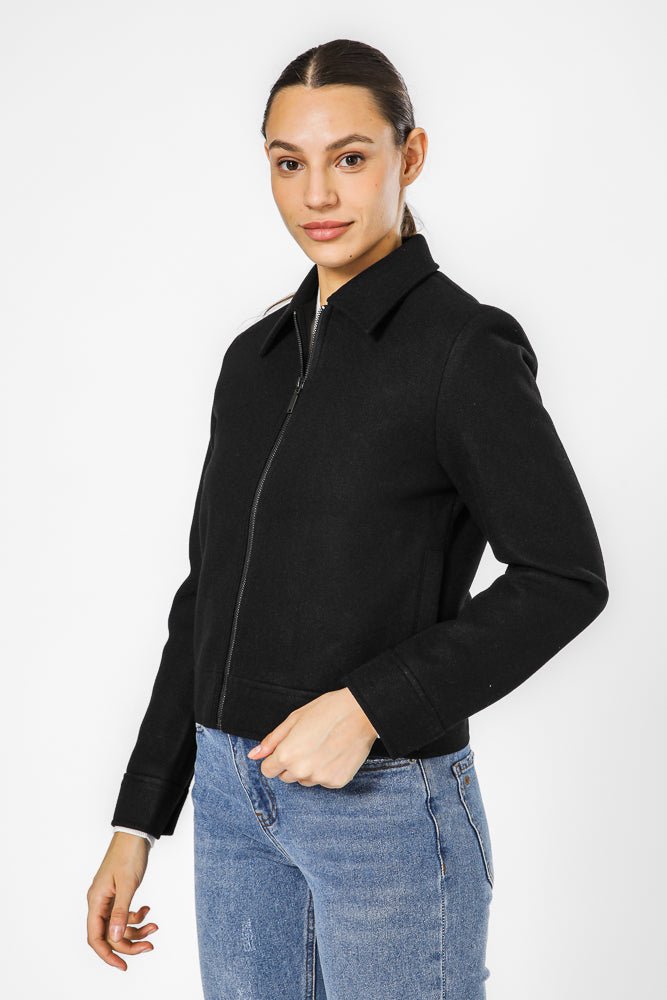 KENNETH COLE - ג'קט קצר שחור - MASHBIR//365