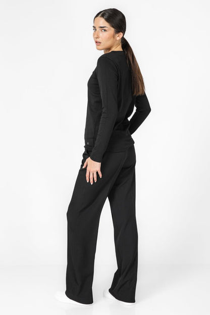 טישירט מפתח עגול לנשים