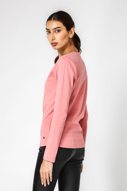 טישירט ארוכה עם מפתח וי | קנת קול