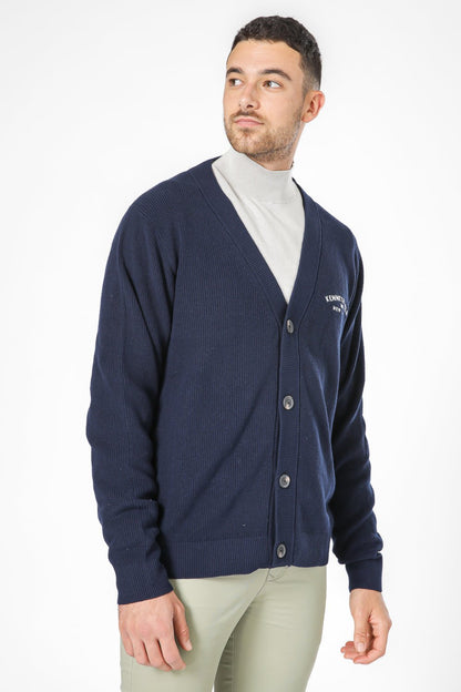 KENNETH COLE - 'קרדיגן ריב לוגו קולג - MASHBIR//365