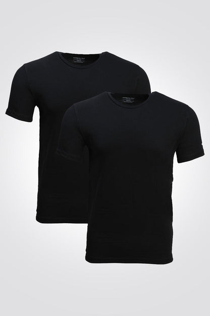 KENNETH COLE - מארז 2 חולצות צווארון עגול בצבע שחור - MASHBIR//365