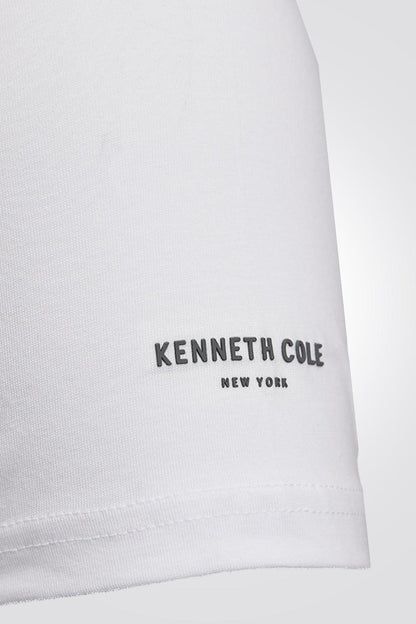 KENNETH COLE - מארז 2 חולצות צווארון V בצבע לבן - MASHBIR//365