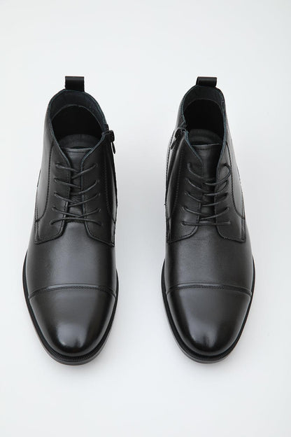 KENNETH COLE - מגפון מעור בצבע שחור - MASHBIR//365