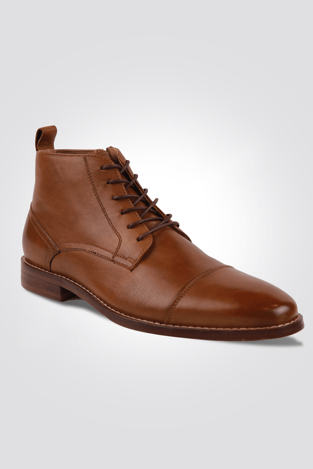 KENNETH COLE - מגפון עור לגבר בצבע חום - MASHBIR//365
