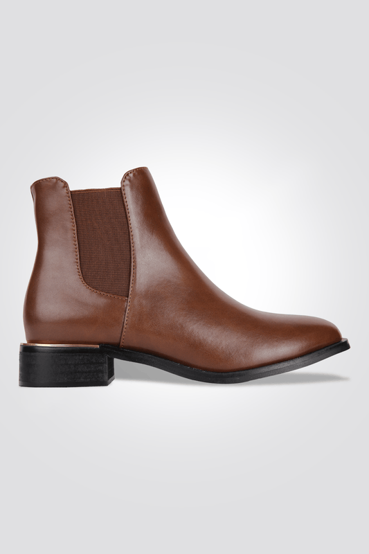 KENNETH COLE - מגפון עור לנשים בצבע חום - MASHBIR//365