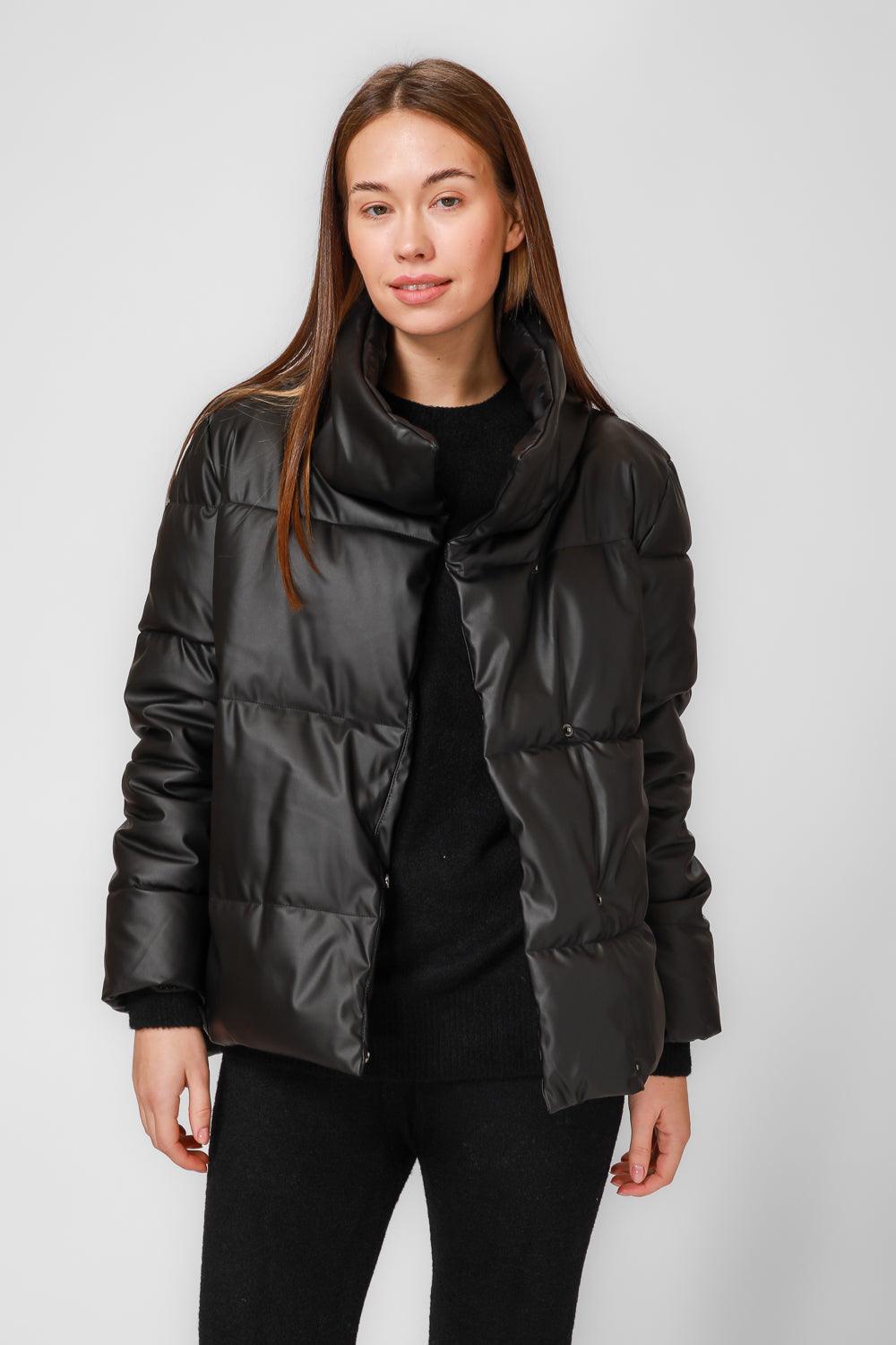 KENNETH COLE - מעיל פוך בצבע שחור - MASHBIR//365