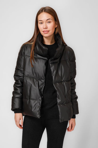 KENNETH COLE - מעיל פוך בצבע שחור - MASHBIR//365
