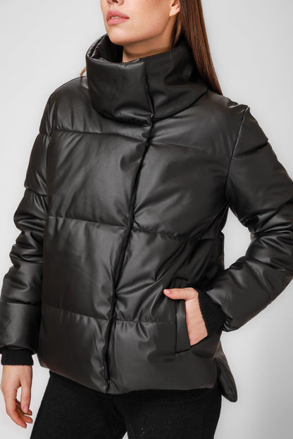 KENNETH COLE - מעיל פוך בצבע שחור - MASHBIR//365