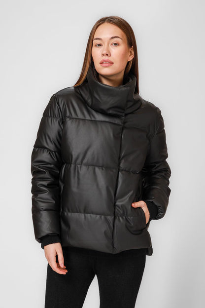 KENNETH COLE - מעיל פוך בצבע שחור - MASHBIR//365