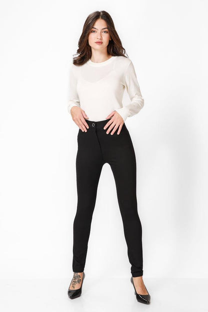 KENNETH COLE - מכנס אלגנט בצבע שחור - MASHBIR//365