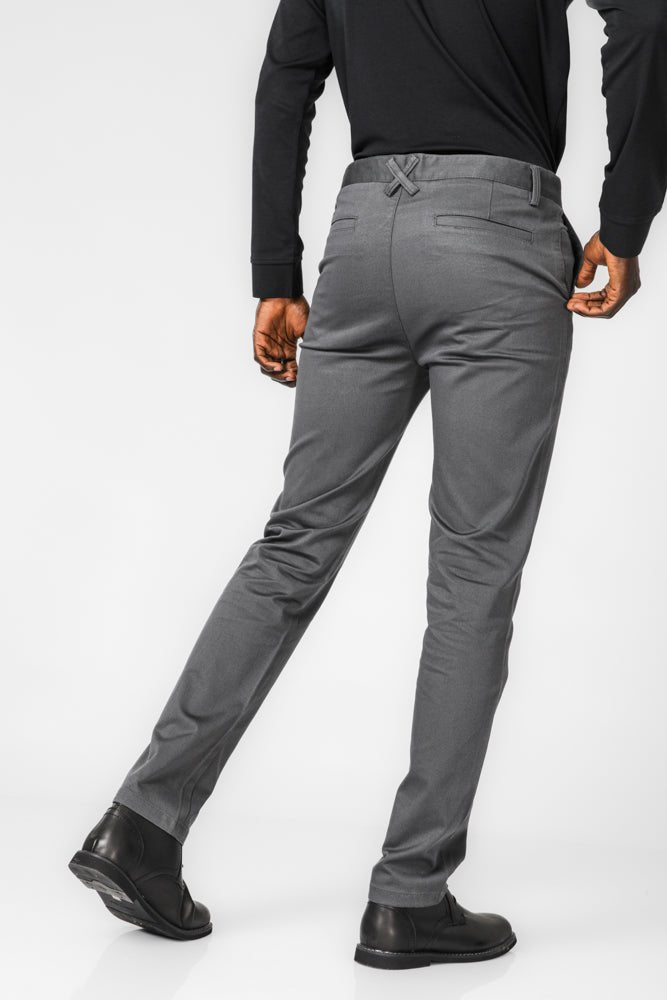 KENNETH COLE - מכנס מחויט בצבע אפור - MASHBIR//365
