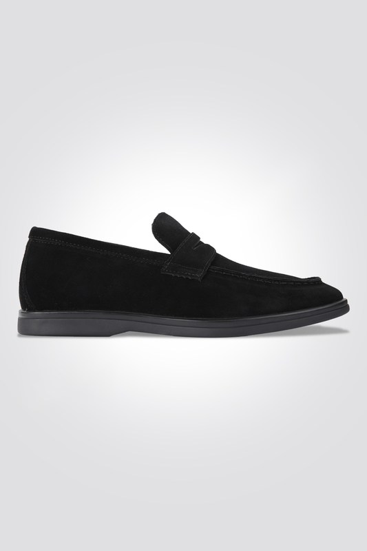 KENNETH COLE - מוקסין זמש עור בצבע שחור - MASHBIR//365