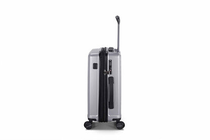 KENNETH COLE - מזוודה קשיחה בינונית 24" MANHATTAN בצבע כסף - MASHBIR//365