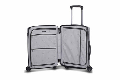 KENNETH COLE - מזוודה קשיחה בינונית 24" MANHATTAN בצבע כסף - MASHBIR//365