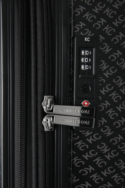 KENNETH COLE - מזוודה קשיחה בינונית 24" SOHO בצבע שחור - MASHBIR//365