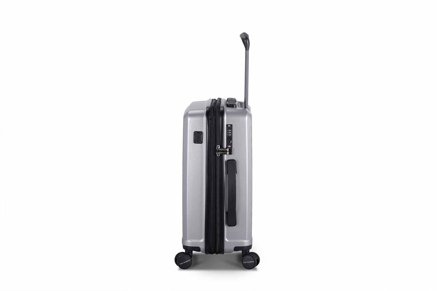 KENNETH COLE - מזוודה קשיחה גדולה 28" MANHATTAN בצבע כסף - MASHBIR//365